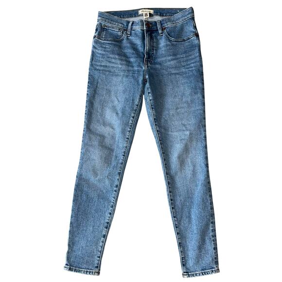 Madewell Cropped Jeans Skinny Denim Mid-Rise Ankle - Picture 2 of 9